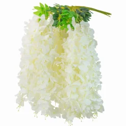 Decostar™ Artificial Wisteria Branch 43½" - Ivory