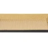 Decostar™ Beaded Rectangle Plastic Plate 13" - Gold - 12 Pieces