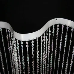 DecoStar™ BENDABLE 9ft. Jewel Crystal Iridescent Diamond Cut Curtain