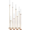 Decostar™ Candle Holder with Cylinder Shade 8pc set - Gold