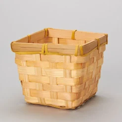Decostar™ Centerpiece Square Wicker Basket - 72 Pieces
