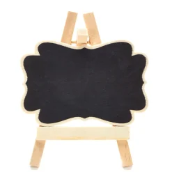 Decostar™ Chalkboard Easel Name Card / Place Holder - 5" x 4" - 36 Pieces - Natural Wood