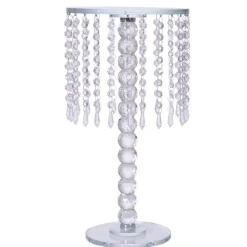 Decostar™ CHANDELIER REAL GLASS CRYSTAL CAKE STANDS CASCADING 18"
