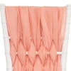 DecoStar™ 15" Chiavari Chair Accent 5 Piece Sheer Weave - Dusty Rose