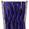 DecoStar™ 15" Chiavari Chair Accent 5 Piece Taffeta Weave - Purple