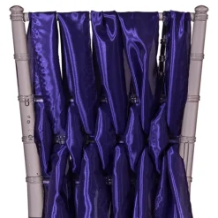 DecoStar™ 15" Chiavari Chair Accent 5 Piece Taffeta Weave - Purple