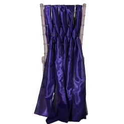 DecoStar™ 15" Chiavari Chair Accent 5 Piece Taffeta Weave - Purple