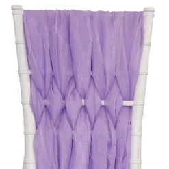 DecoStar™ 15" Chiavari Chair Accent 5 Piece Sheer Weave - Lilac
