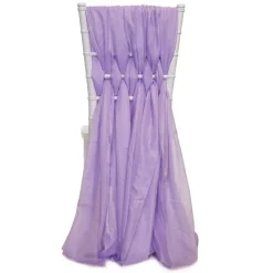DecoStar™ 15" Chiavari Chair Accent 5 Piece Sheer Weave - Lilac