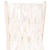 DecoStar™ 15" Chiavari Chair Accent 5 Piece Taffeta Weave - Ivory