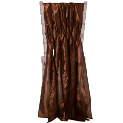 DecoStar™ 15" Chiavari Chair Accent 5 Piece Taffeta Weave - Brown