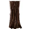 DecoStar™ 15" Chiavari Chair Accent 5 Piece Taffeta Weave - Chocolate Brown