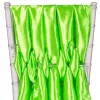 DecoStar™ 15" Chiavari Chair Accent 5 Piece Taffeta Weave - Lime