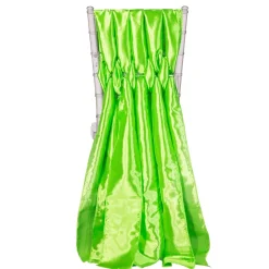 DecoStar™ 15" Chiavari Chair Accent 5 Piece Taffeta Weave - Lime