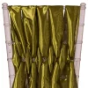 DecoStar™ 15" Chiavari Chair Accent 5 Piece Taffeta Weave - Olive