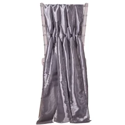 DecoStar™ 15" Chiavari Chair Accent 5 Piece Taffeta Weave - Silver