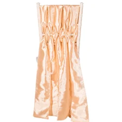 DecoStar™ 15" Chiavari Chair Accent 5 Piece Taffeta Weave - Champagne