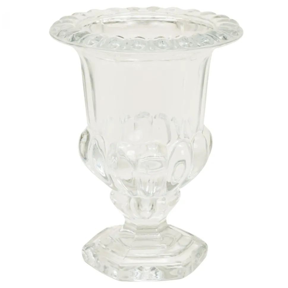 Decostar™ Clear Antique Glass Vase 6"