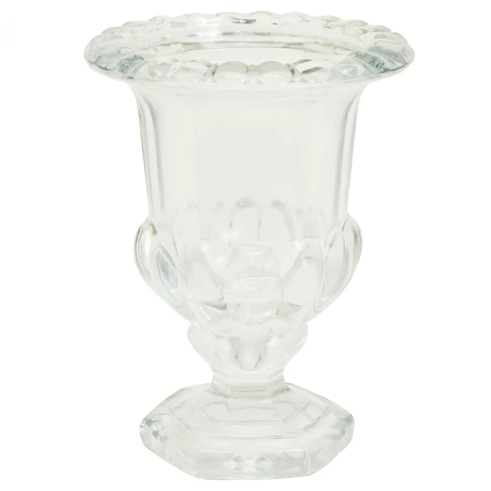 Decostar™ Clear Antique Glass Vase 8"