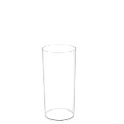 Decostar™ Clear Plastic Cylinder Container 10" - 24pcs