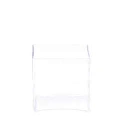 Decostar™ Clear Plastic Square Container 5" - 12pcs