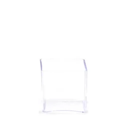 Decostar™ Clear Plastic Square Container 4" - 18pcs