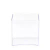 Decostar™ Clear Plastic Square Container 6" - 12pcs
