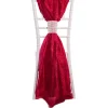 DecoStar™ Crushed Taffeta Single Piece Simple Back Chair Accent - Fuchsia