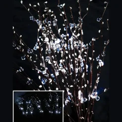 DecoStar™ Crystal Beaded LED Lighted Bouquet - w/ Wall Plug
