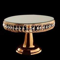 Decostar™ Crystal Cake Stand - Gold