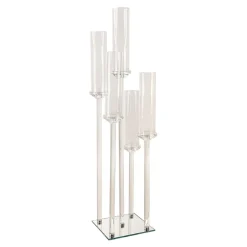 Decostar™ Crystal Five Arm Cluster Clear Candelabra 43"