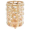 Decostar™ Crystal Gem Pillar Votive Candle Holder 5½" - Gold