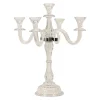 Decostar™ Crystal 5 Head Candle Holder Table Centerpiece 17¾"