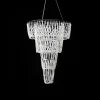 Decostar™ Crystal Iridescent Diamond Cut Bead, Swag Chandelier 33"