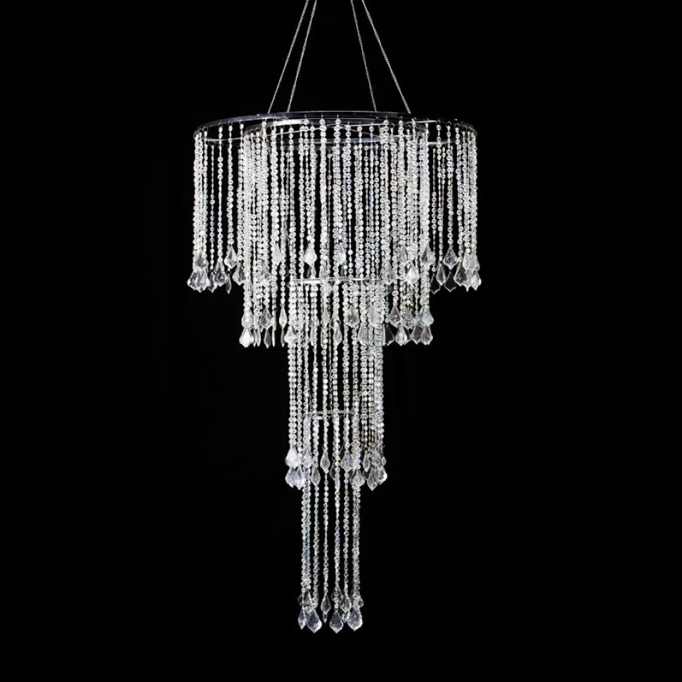Decostar™ Crystal Iridescent Diamond Cut Bead,Cascade Chandelier