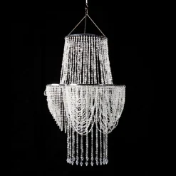 Decostar™ Crystal Iridescent Diamond Cut Bead,Swag Chandelier