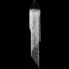 Decostar™ Crystal Iridescent Diamond Cut Beaded Spiral Chandelier 48"