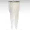 Decostar™ Crystal Iridescent Diamond Cut Chandelier Long Three Layered
