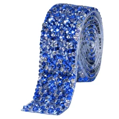 Decostar™ Crystal Rhinestone Adhesive Strips 1.2" - Royal Blue