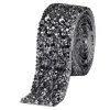 Decostar™ Crystal Rhinestone Adhesive Strips 1.2" - Black