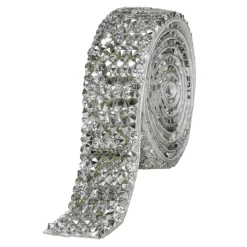 Decostar™ Crystal Rhinestone Adhesive Strips 0.78" - Silver
