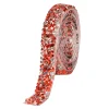 Decostar™ Crystal Rhinestone Adhesive Strips 0.4" - Red