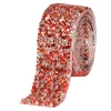 Decostar™ Crystal Rhinestone Adhesive Strips 1.2" - Red