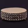 Decostar™ Crystal Round Cake Stand 10" - Gold