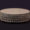 Decostar™ Crystal Round Cake Stand 13¾" - Gold