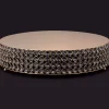 Decostar™ Crystal Round Cake Stand 18" - Gold