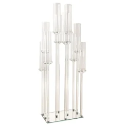 Decostar™ Crystal Ten Arm Cluster Clear Candelabra 43"
