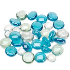 Decostar™ Décor Marbles Mixed - 40 bags - Turquoise Colors