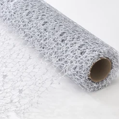 Decostar™ Decorative Mesh Roll - 19" x 5 Yards - Silver