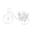 Decostar™ Decorative Metal Tricycle with Basket - White